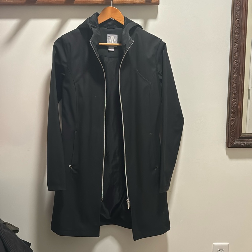 Sunice city car coat, hooded, small, black